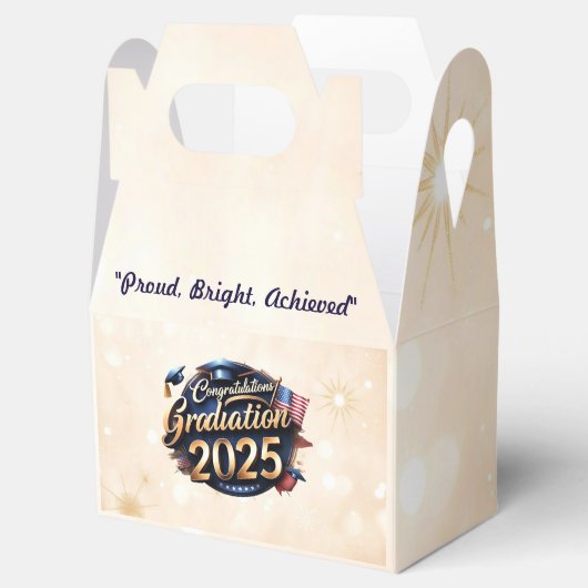 "Academische reis voltooid" Bedankdoosjes (Geopend)