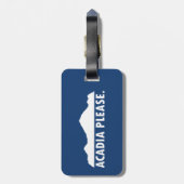 Acadia Alsjeblieft Bagagelabel (Achterkant verticaal)