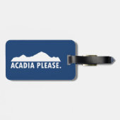 Acadia Alsjeblieft Bagagelabel (Achterkant horizontaal)
