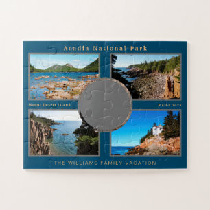 Acadia Cadillac Mountain Marker - Aangepaste foto Legpuzzel