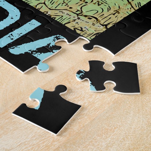 ACADIA MAP LEGPUZZEL (Zijkant)