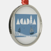 Acadia Metalen Ornament (Rechts)