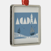 Acadia Metalen Ornament (Rechts)