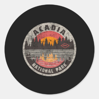 Acadia Nationaal Park Maine Camg Wandelen Ronde Sticker