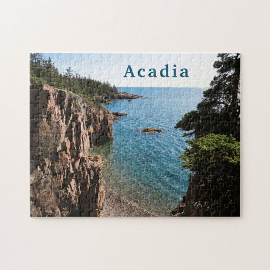 Acadia Nationaal Park Ravens Nest Maine Legpuzzel (Horizontaal)