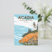 Acadia National Park Bar Harbor Lighthouse Briefkaart (Staand voorkant)