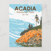 Acadia National Park Bar Harbor Lighthouse Briefkaart (Voorkant)