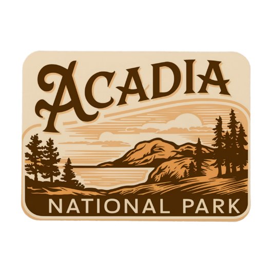  Acadia National Park Bar Harbor Magneet (Horizontaal)
