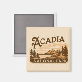  Acadia National Park Bar Harbor Magneet (Voorkant / Achterkant)