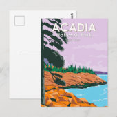 Acadia National Park Bar Harbour Briefkaart (Voorkant / Achterkant)