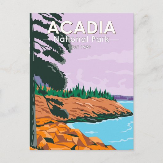 Acadia National Park Bar Harbour Briefkaart (Voorkant)
