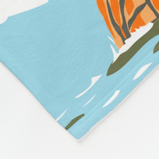 Acadia National Park Bar Harbour Lighthouse Maine Fleece Deken (Hoek)