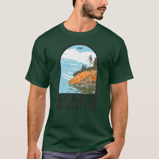 Acadia National Park Bar Harbour Lighthouse Maine T-shirt