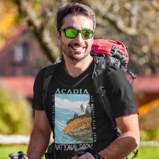 Acadia National Park Bar Harbour Lighthouse T-shirt