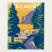 Acadia National Park Bar Harbour Ocean Path Maine Planner (Voorkant)