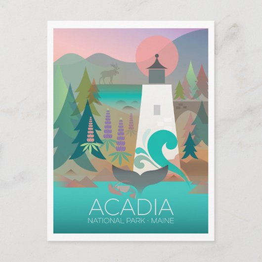 Acadia National Park Briefkaart (Voorkant)