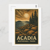 Acadia National Park Briefkaart - Schilderachtig M (Voorkant / Achterkant)