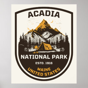 Acadia National Park Buiten en Natuur Poster