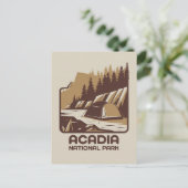 Acadia National Park Camping Avontuur Briefkaart (Staand voorkant)