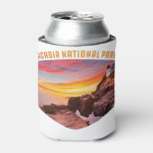 Acadia National Park kust en vuurtoren Mount Blikjeskoeler (Blikje Voorkant)