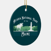 ACADIA NATIONAL PARK LIGHTHOUSE HOLIDAY ORNAMENT (Rechts)