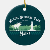 ACADIA NATIONAL PARK LIGHTHOUSE HOLIDAY ORNAMENT (Voorkant)