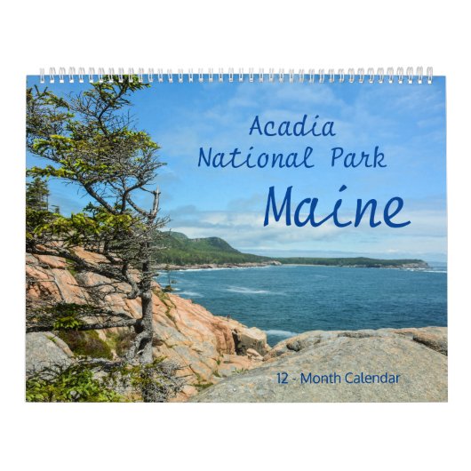 Acadia National Park Maine 12 maanden kalender (Hoes)