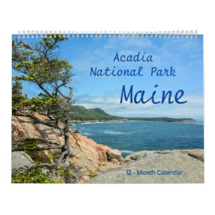 Acadia National Park Maine 12 maanden kalender