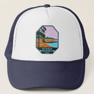 Acadia National Park Maine Bar Harbour  Trucker Pet