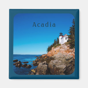 Acadia National Park Maine Bass Harbour Lighthouse Magneet