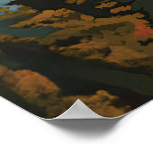 Acadia National Park, Maine Coast Retro Poster (Hoek)
