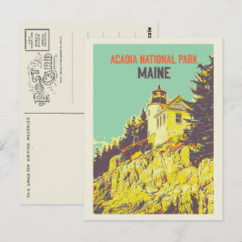 Acadia National Park, Maine, Verenigde Staten Briefkaart