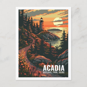Acadia National Park Maine Verenigde Staten Nation Briefkaart
