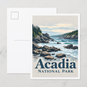 Acadia National Park Maine VS reizen Briefkaart