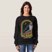 Acadia National Park Mountain Trails Nature Campin Trui (Voorkant volledig)