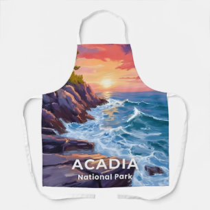 Acadia National Park Otter Cliffs Maine Reizen Schort