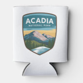 Acadia National Park Reisbadge Blikjeskoeler (Voorkant)