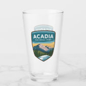 Acadia National Park Reisbadge Glas (Voorkant)