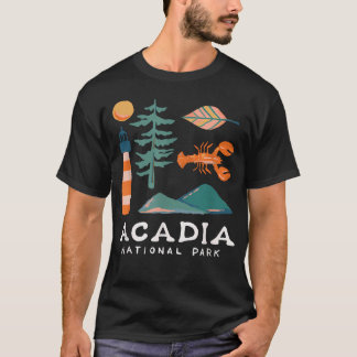 Acadia National Park Reisicoontjes Maine Vakantie T-shirt