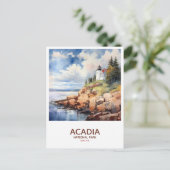 Acadia National Park Save the Date Briefkaart (Staand voorkant)