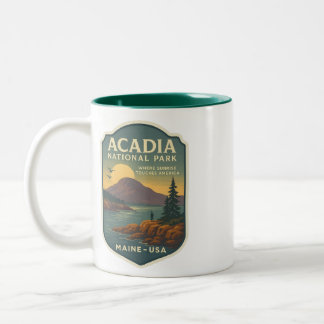 Acadia National Park Travel Mug Tweekleurige Koffiemok