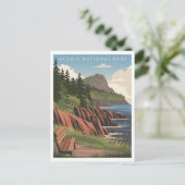 Acadia National Park vintage Briefkaart (Staand voorkant)