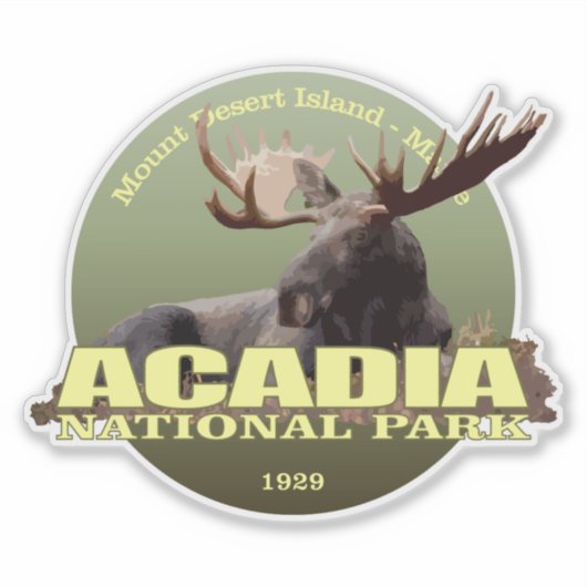 Acadia NP (los) Sticker (Voorkant)