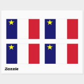 Acadia Rechthoekige Sticker (Vel)