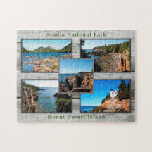 Acadia Rustic Wood Best Uitzichten National Park