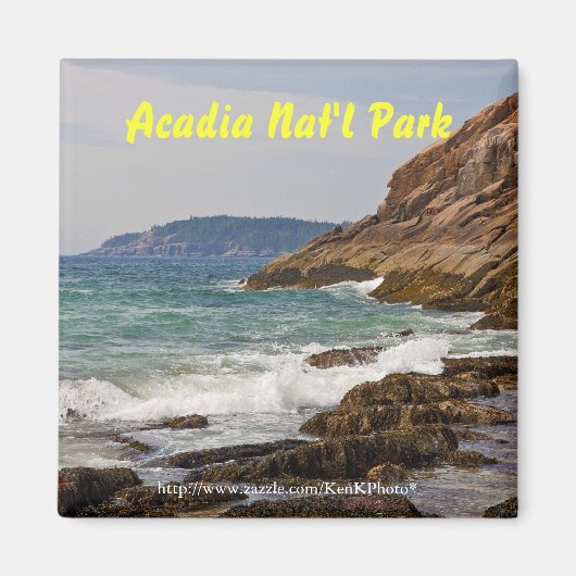 Acadia Shore Magnet Magneet (Voorkant)