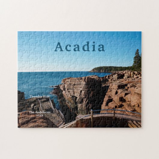 Acadia Thunder Hole National Park Maine Legpuzzel (Horizontaal)