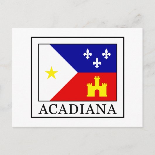 Acadiana Briefkaart (Voorkant)