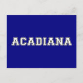 Acadiana Briefkaart (Voorkant)