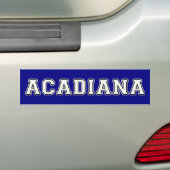 Acadiana Bumpersticker (Op auto)